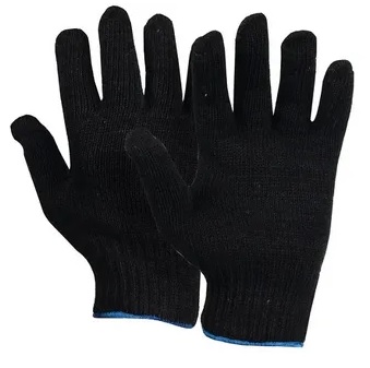перчатки тонкие черные
