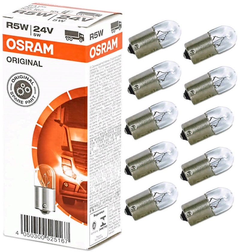 автолампа osram 5627 24v r5w