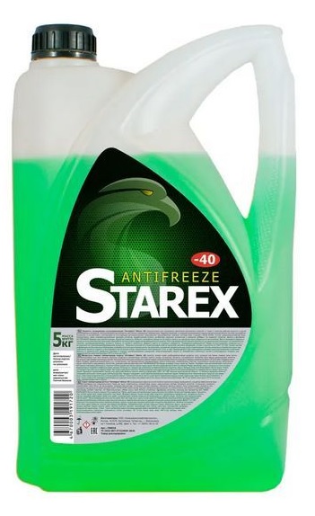 антифриз starex зеленый 5кг
