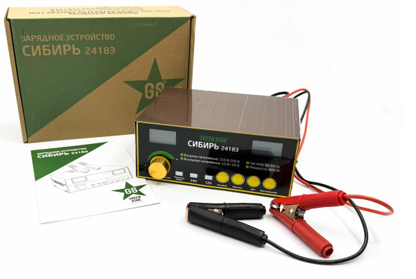 Зарядное устройство ЗУ Green Star Сибирь 2418Э