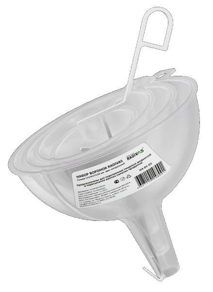 набор воронок 4 предмета radivas