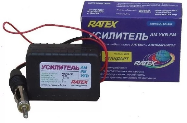 Усилитель антенный широкополосный RATEX, R91