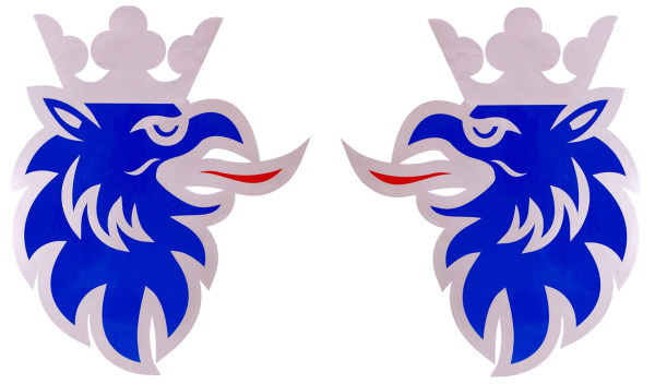 наклейка эмблема scania синяя