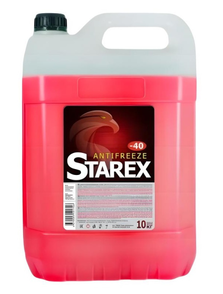 антифриз starex красны 10кг
