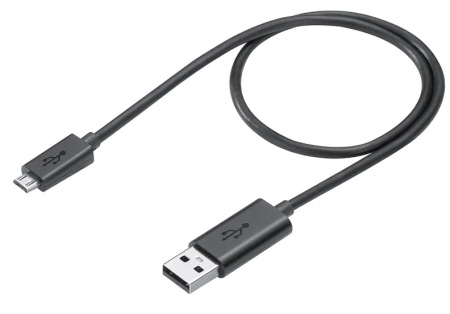 кабель usb microusb силикон черный
