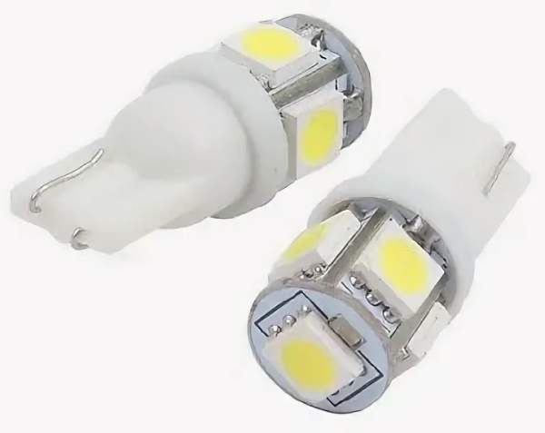 лампа светодиодная t10  SMD 5