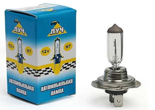 автолампа луч h7 55